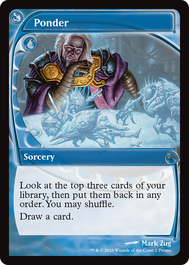Ponder (Future Sight) (SLD-002) - MagicFest 2025 Foil