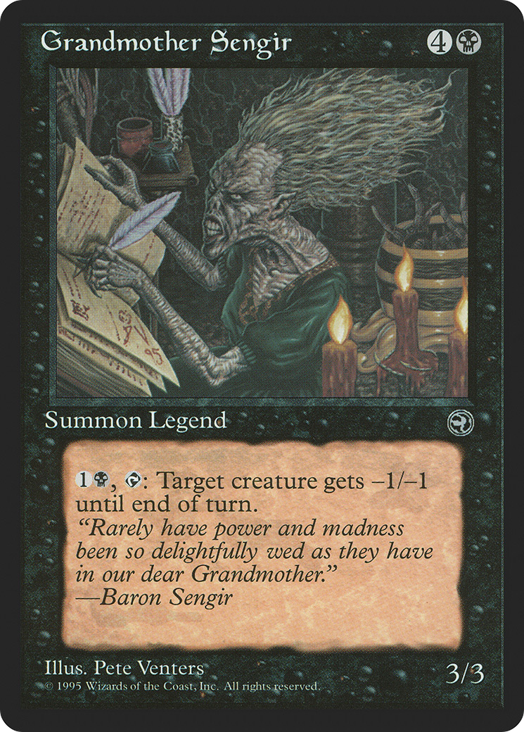 Grandmother Sengir (HML-50) - Homelands