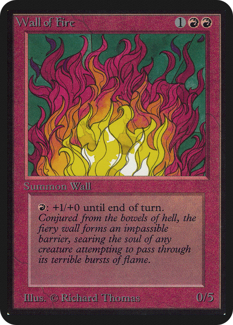 Wall of Fire (LEA-181) - Limited Edition Alpha