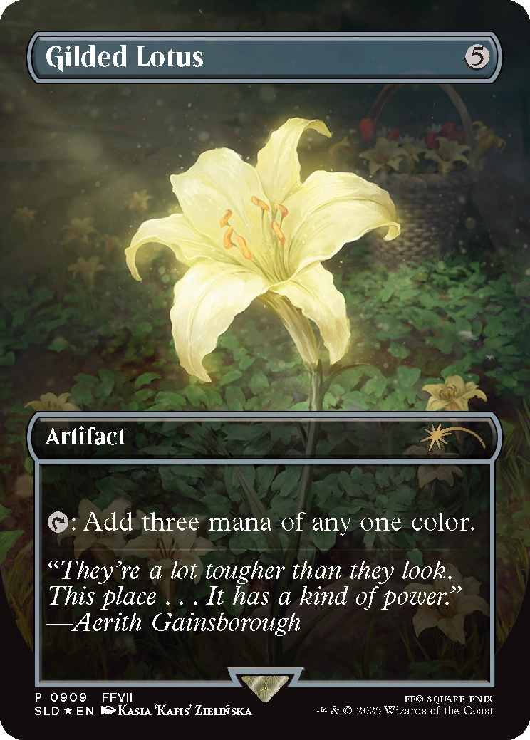 Magic the Gathering - Secret Lair x FINAL FANTASY: Gilded Lotus Rainbow Foil
