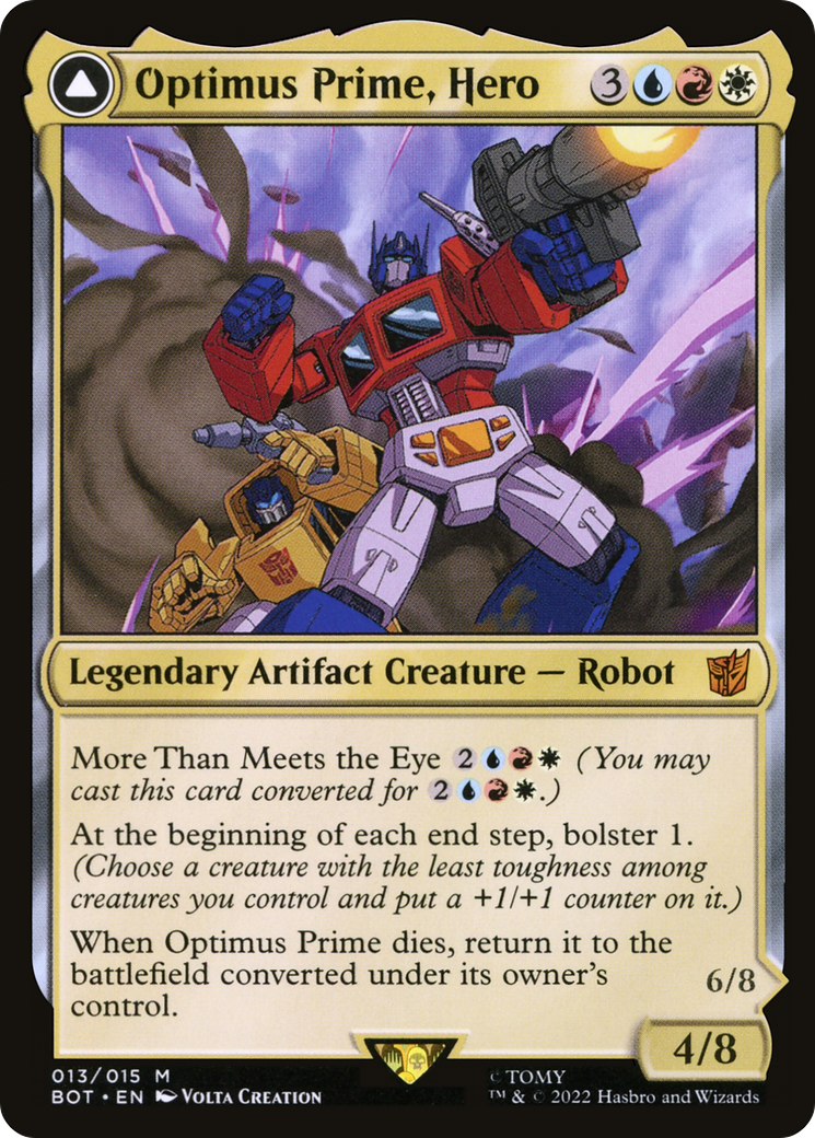 Optimus Prime, Hero (BOT-013) - Transformers: (convertdfc)