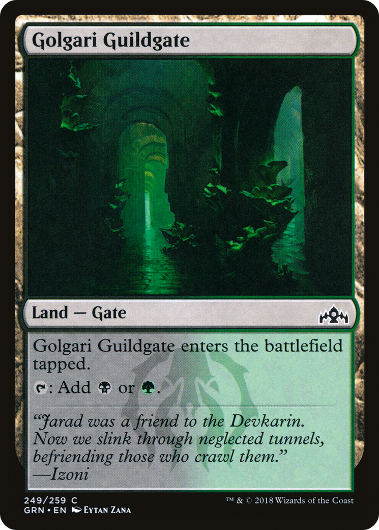 Golgari Guildgate (249) (GRN-249) - Guilds of Ravnica Foil