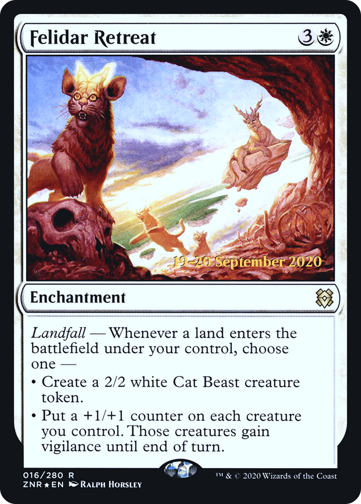 Felidar Retreat (PRE-16) - Zendikar Rising Promos Foil