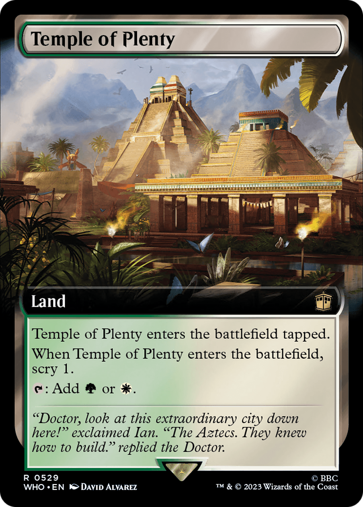 Temple of Plenty (Extended Art) (WHO-529) - Doctor Who: (Extended Art)