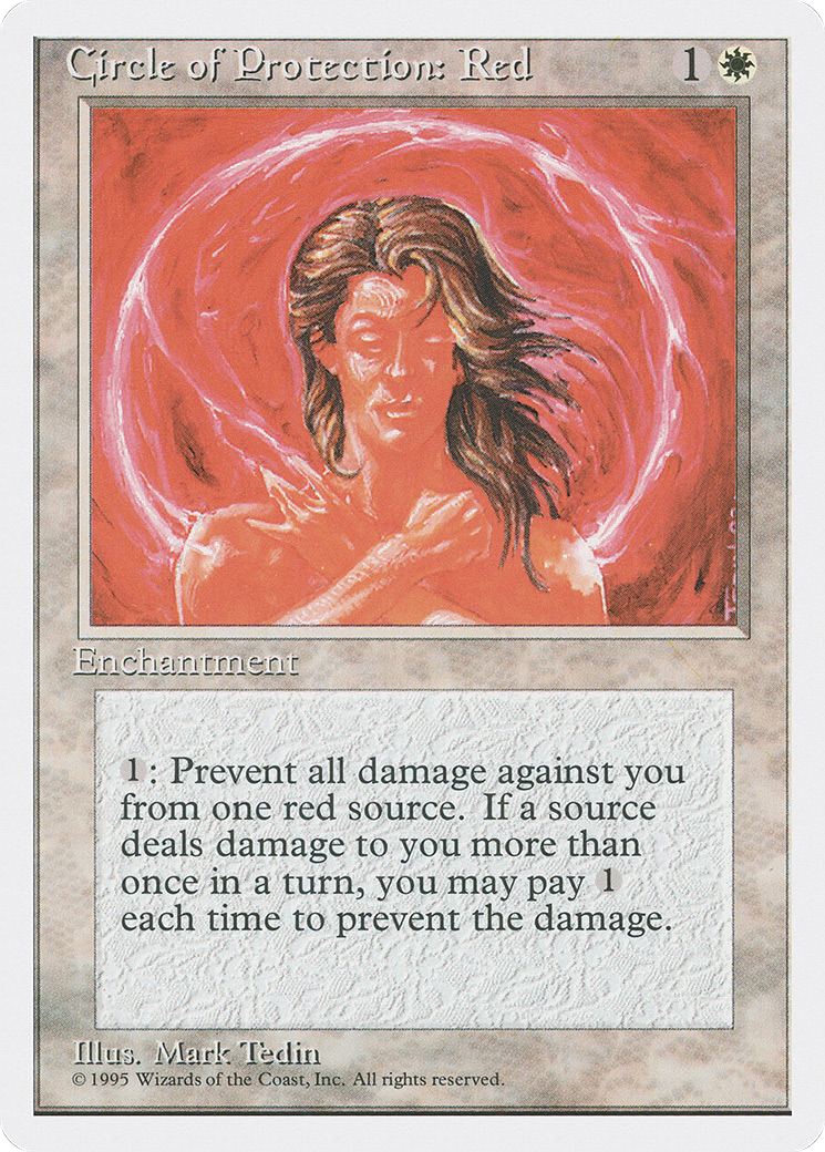 Circle of Protection: Red (4ED-17) - Fourth Edition