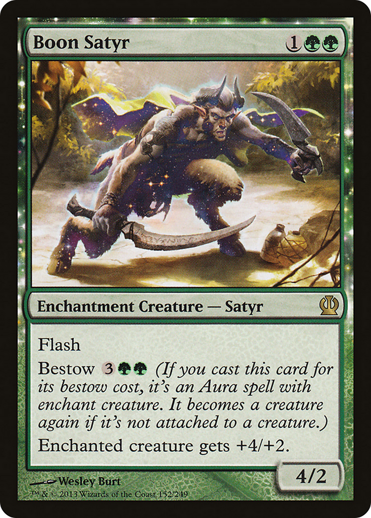 Boon Satyr (THS-152) - Theros Foil