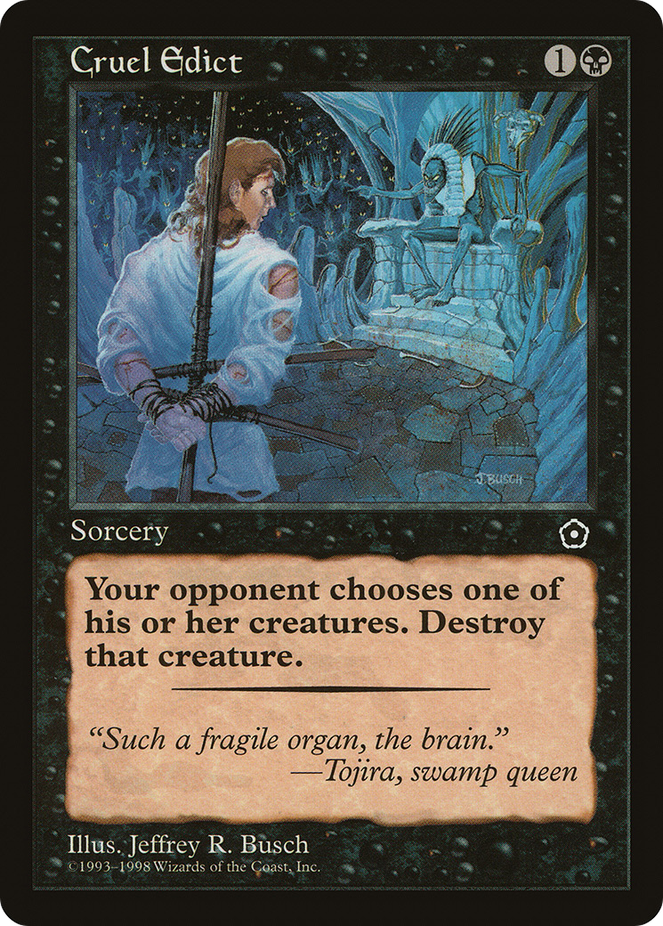 Cruel Edict (P02-67) - Portal Second Age