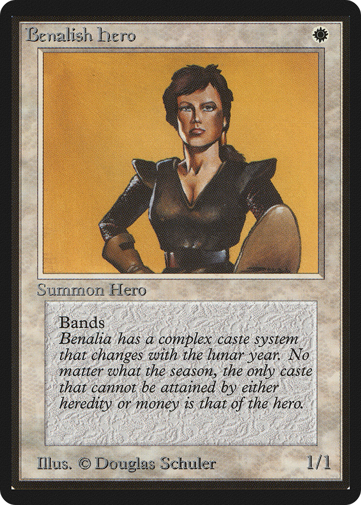 Benalish Hero (LEB-4) - Limited Edition Beta