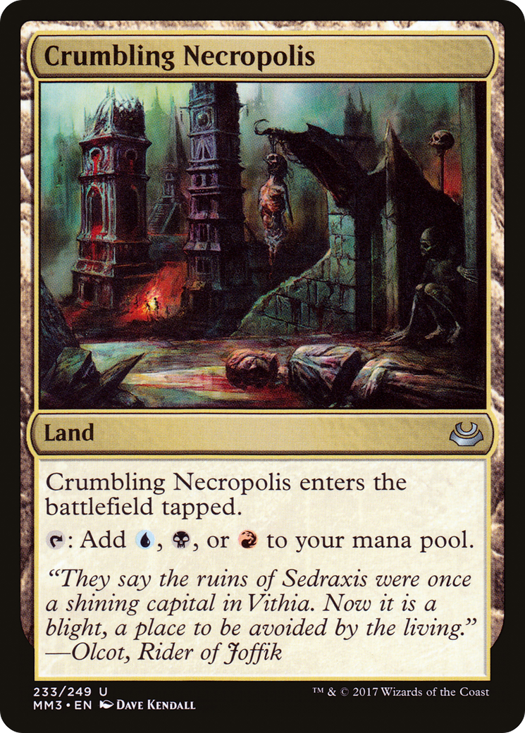 Crumbling Necropolis (MM3-233) - Modern Masters 2017