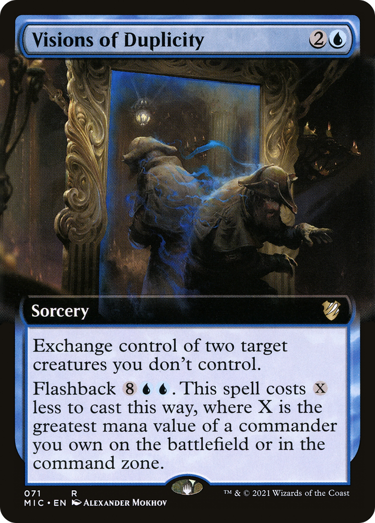 Visions of Duplicity (Extended Art) (MIC-071) - Midnight Hunt Commander: (Extended Art)