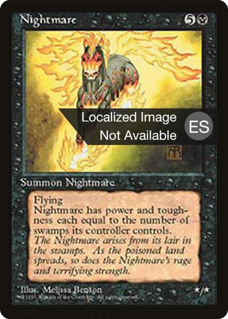 Nightmare (4BB-150) - Fourth Edition Foreign Black Border