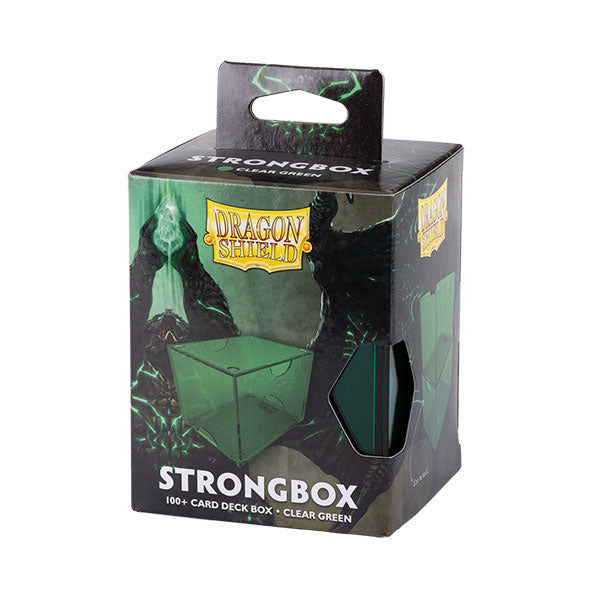 Dragon Shield Deckbox - 100+ Strongbox - Clear Green