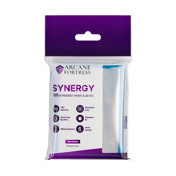 Standard -  Blue Ocean - Synergy Bordered Inner Sleeves (105 ct)