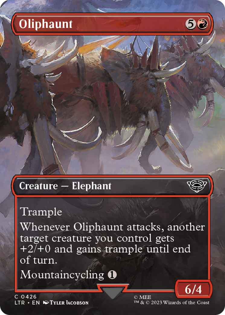 Oliphaunt (Borderless) (LTR-426) - The Lord of the Rings: Tales of Middle-earth (Borderless)