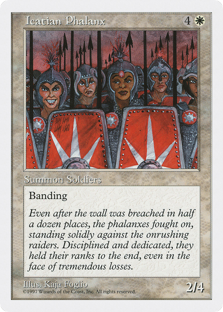 Icatian Phalanx (5ED-36) - Fifth Edition