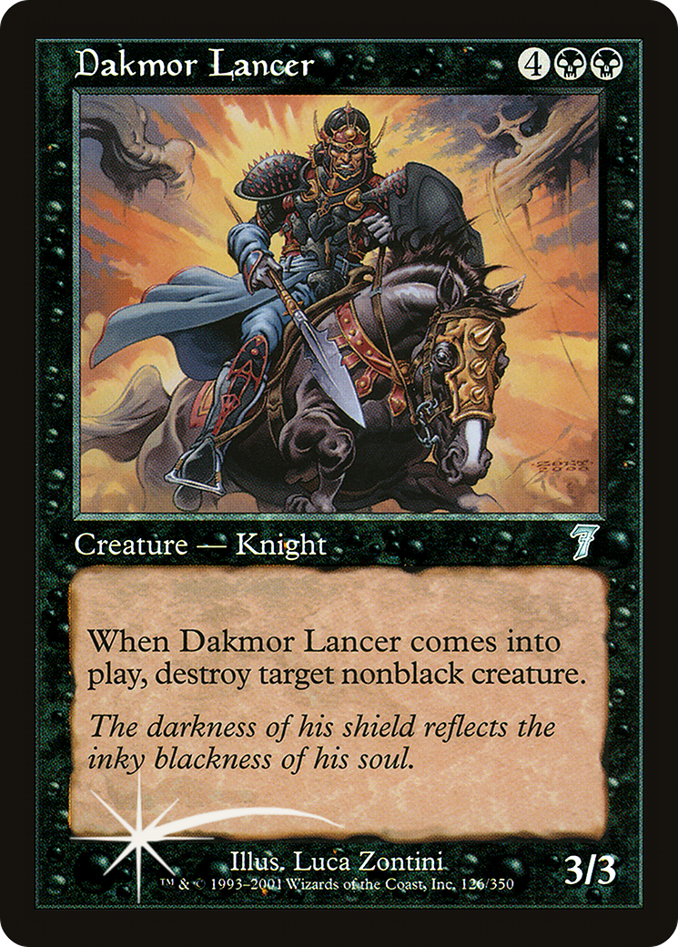 Dakmor Lancer (7ED-126) - 7th Edition Foil
