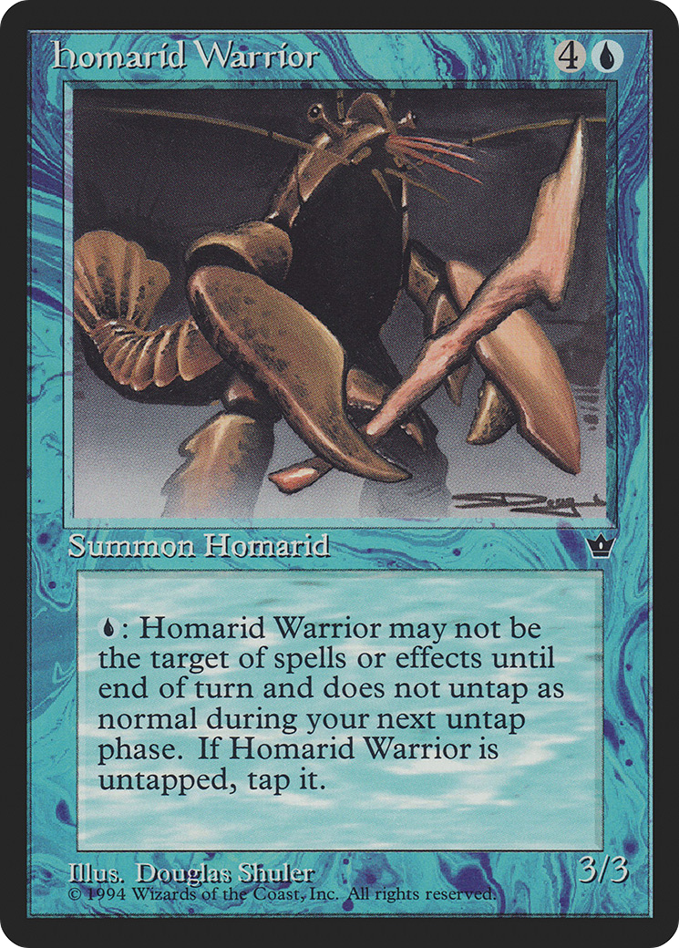 Homarid Warrior (Shuler) (FEM-22) - Fallen Empires