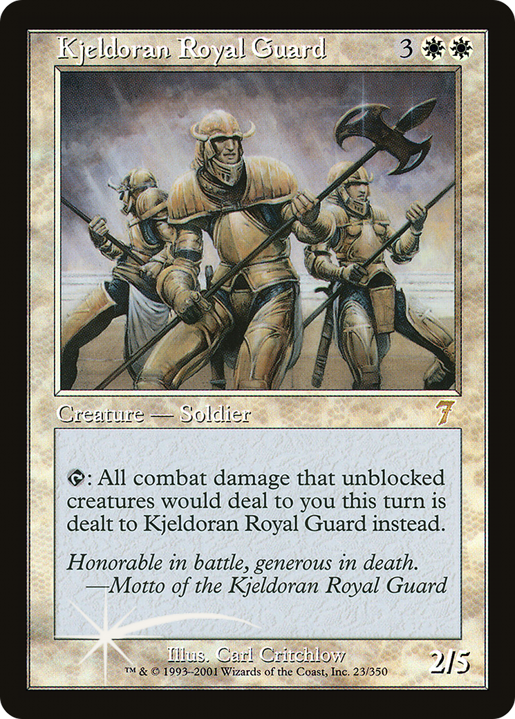 Kjeldoran Royal Guard (7ED-023) - 7th Edition Foil