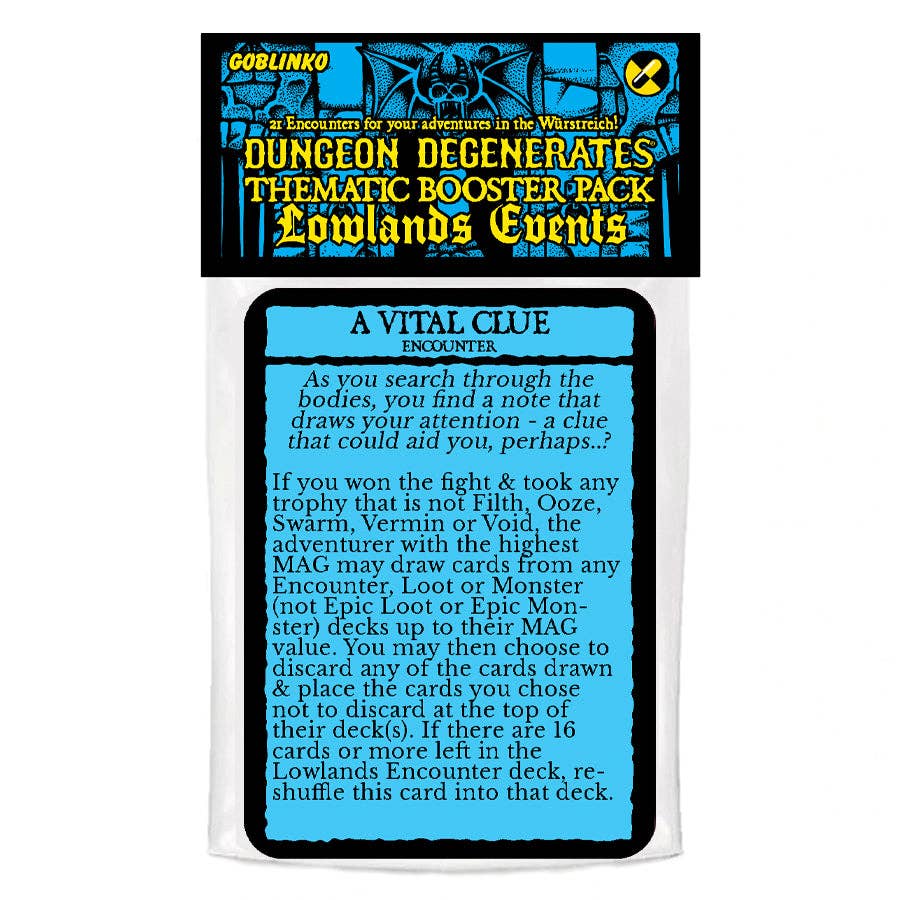 Booster Pack: Lowlands Events