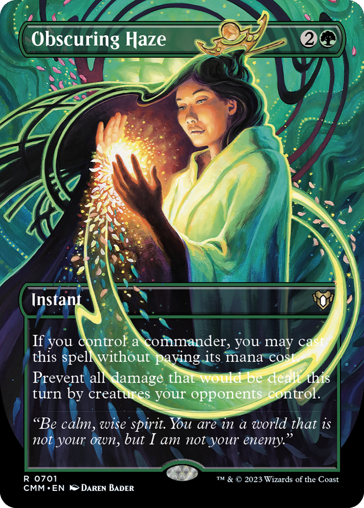 Obscuring Haze (Borderless) (CMM-701) - Commander Masters (Borderless)