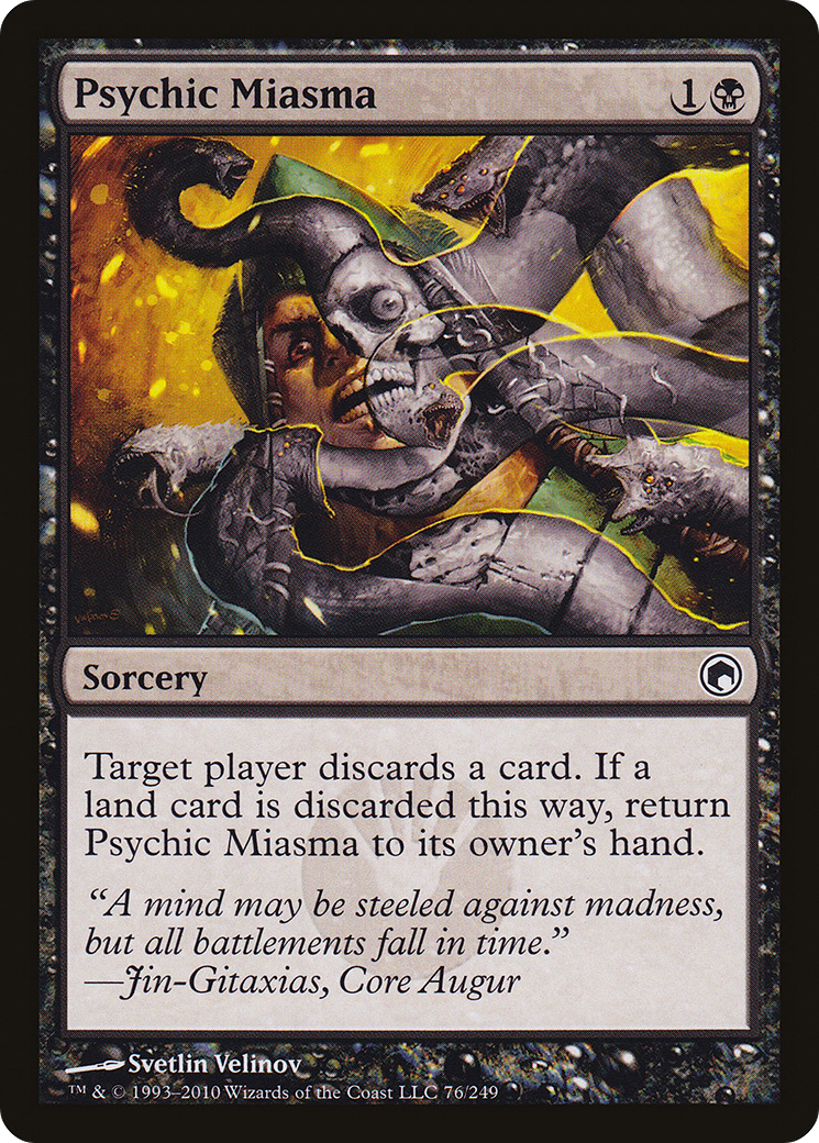 Psychic Miasma (SOM-076) - Scars of Mirrodin Foil