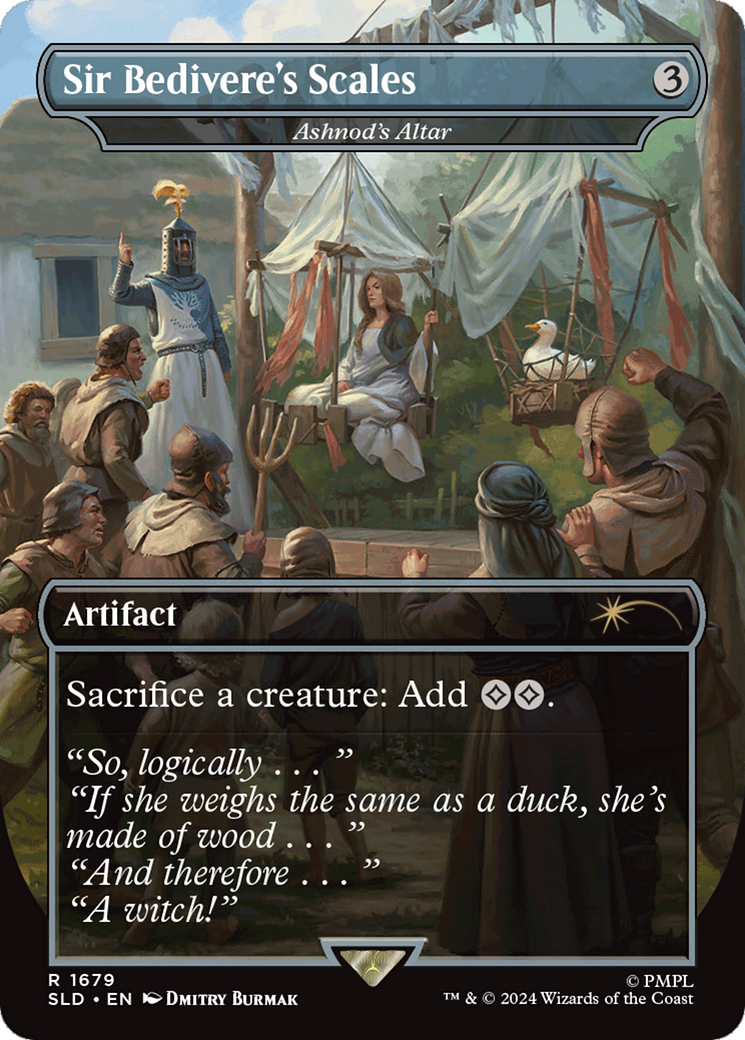Sir Bedivere's Scales - Ashnod's Altar (SLD-1679) - Secret Lair Drop (Borderless) Foil