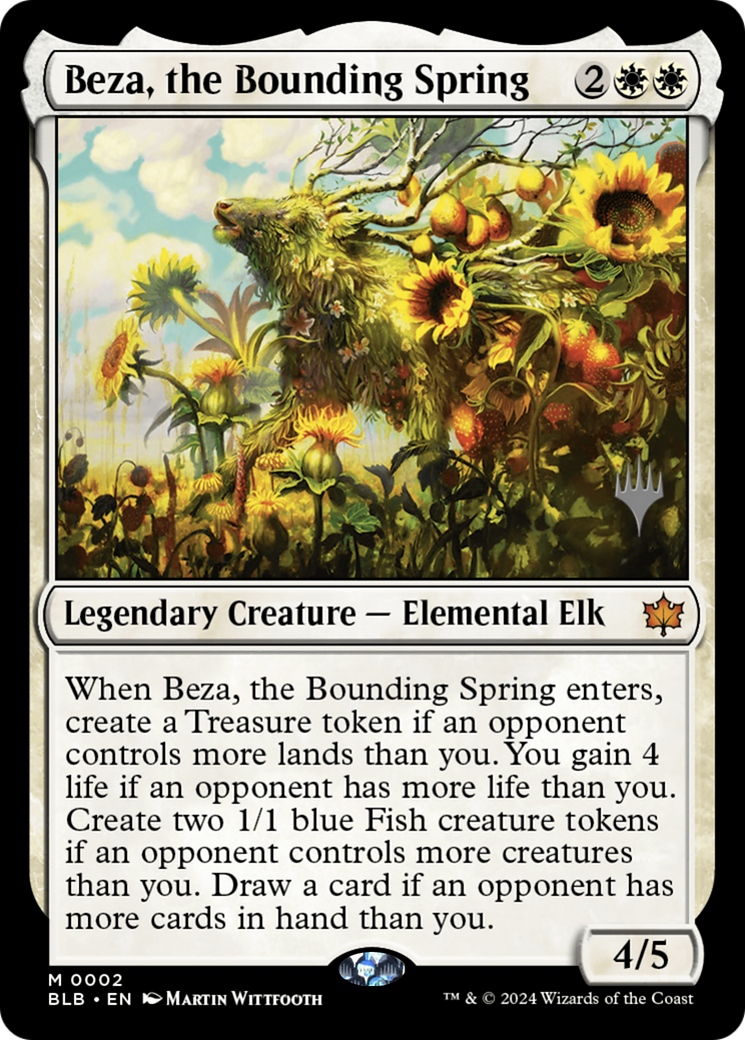 Beza, the Bounding Spring (PPBLB-002) - Bloomburrow Promos