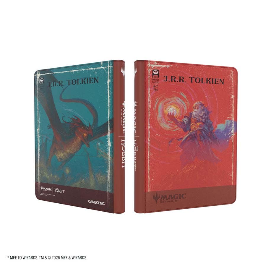 Magic: The Gathering - The Hobbit - Zip-Up Album 18-Pocket - The Arkenstone And Smaug Worm Of Dread
