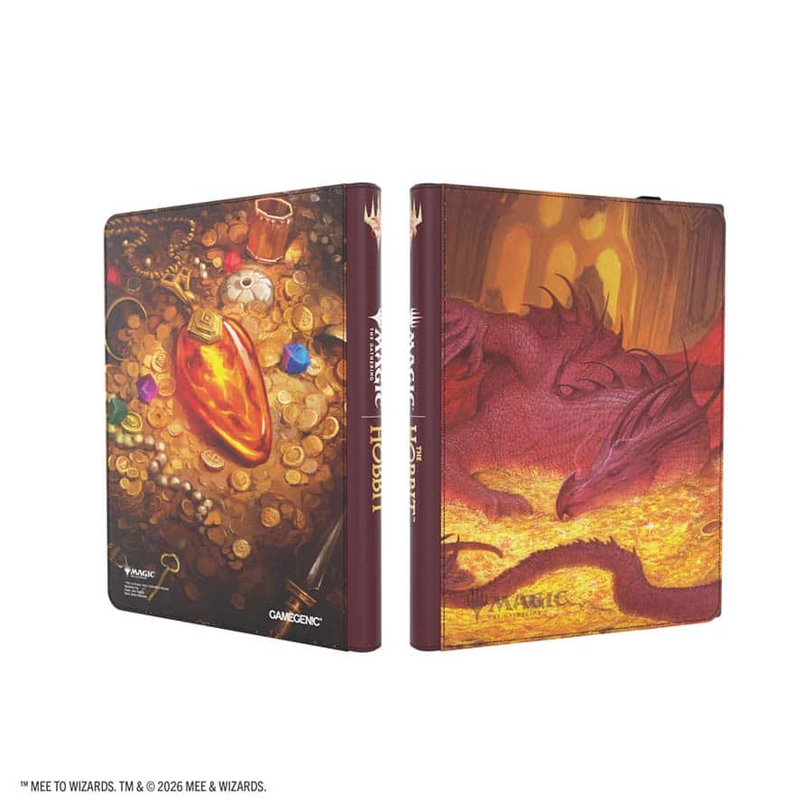 Magic: The Gathering - The Hobbit - Zip-Up Album 18-Pocket - Smaug's Mox Amber
