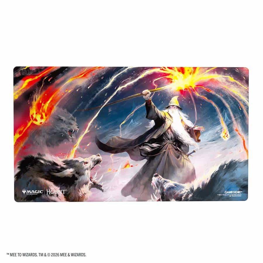 Magic: The Gathering - The Hobbit - Shiny Playmat - Gandalf Shadow's Foe