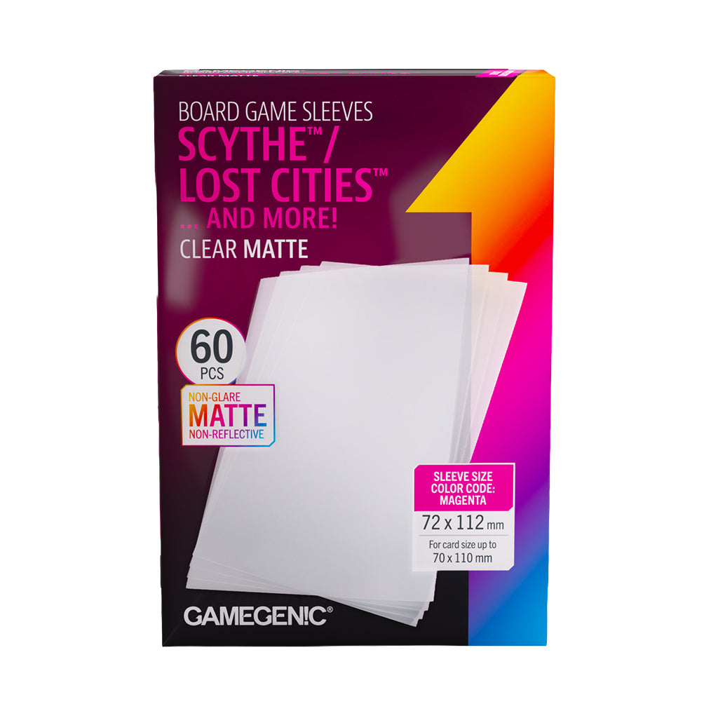 Board Game Sleeves Scythe Clear Matte