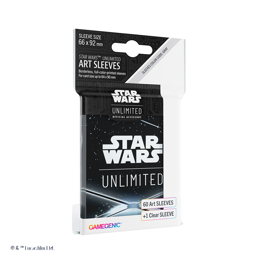 Standard - Card Back Black - Art Card Sleeves (60ct)