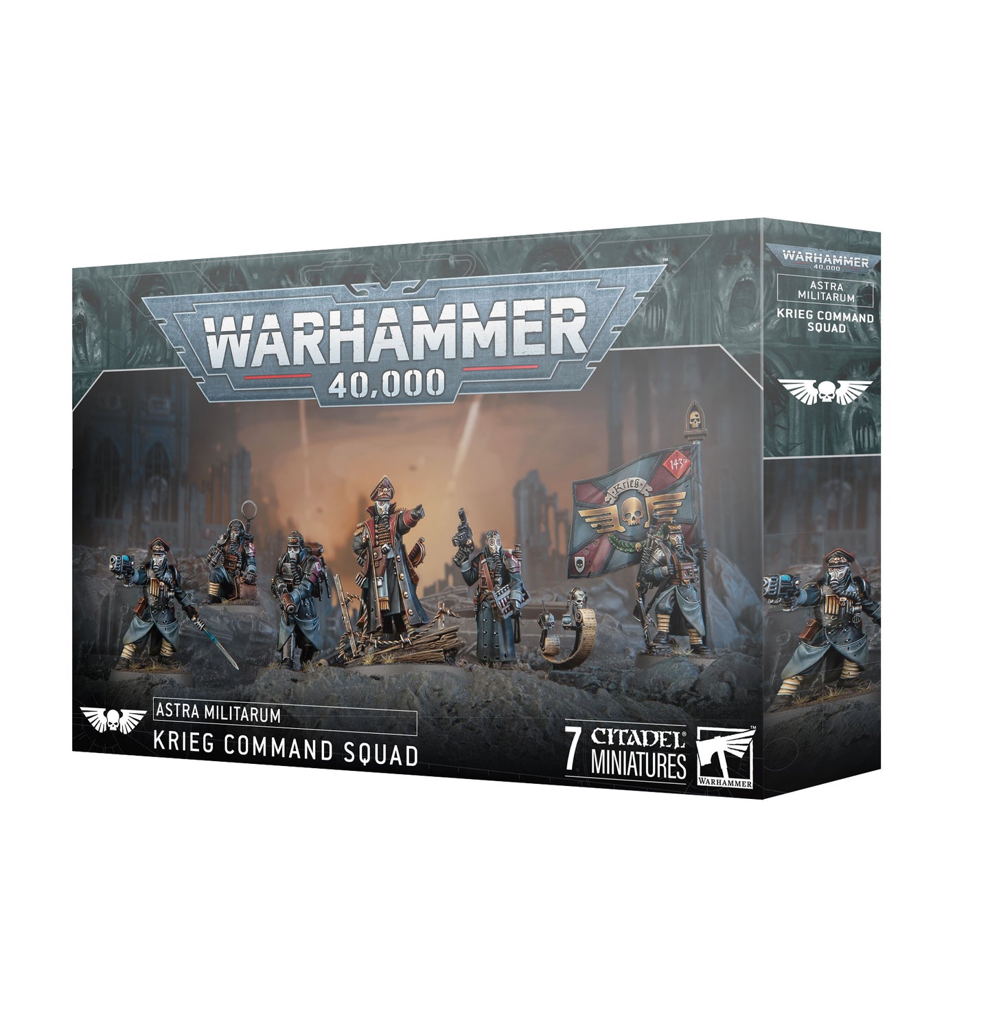 Warhammer 40k - Astra Militarum - Krieg Command Squad