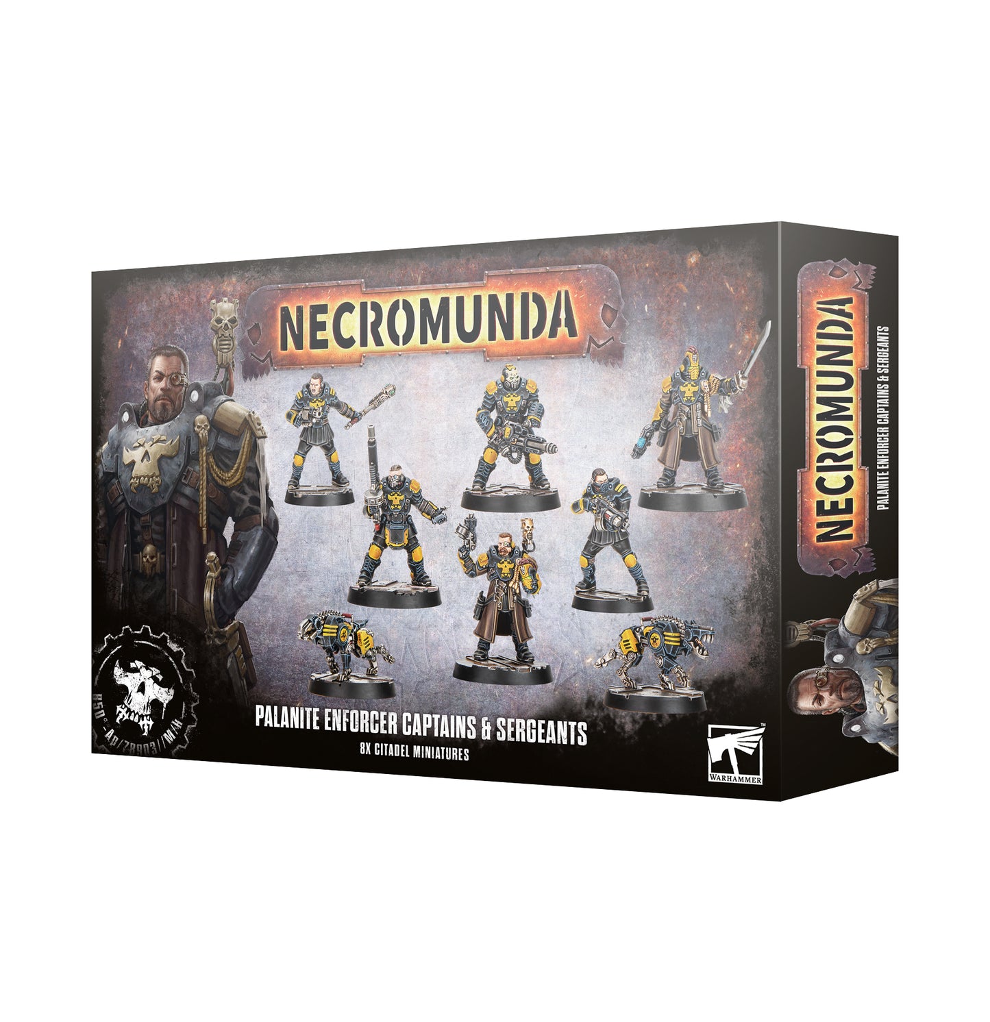Warhammer Necromunda - Palanite Enforcer Captains & Sergeants