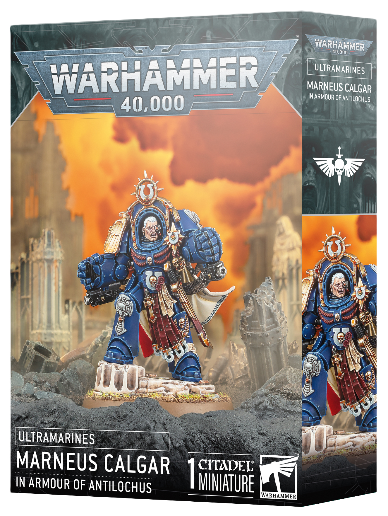 Warhammer 40k - Ultramarines - Marneus Calgar in Armour of Antilochus