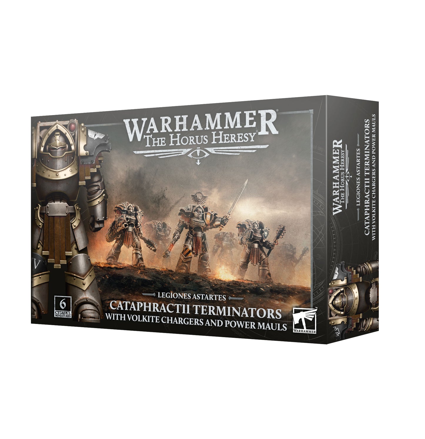 Warhammer The Horus Heresy - Cataphractii Terminators with Volkite Chargers and Power Mauls