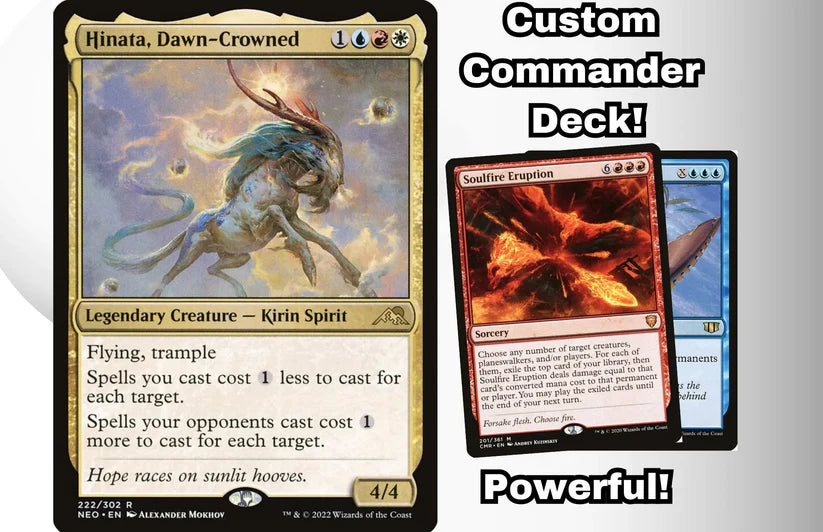Magic the Gathering - Hinata, Dawn-Crowned - Custom Built Commander Deck