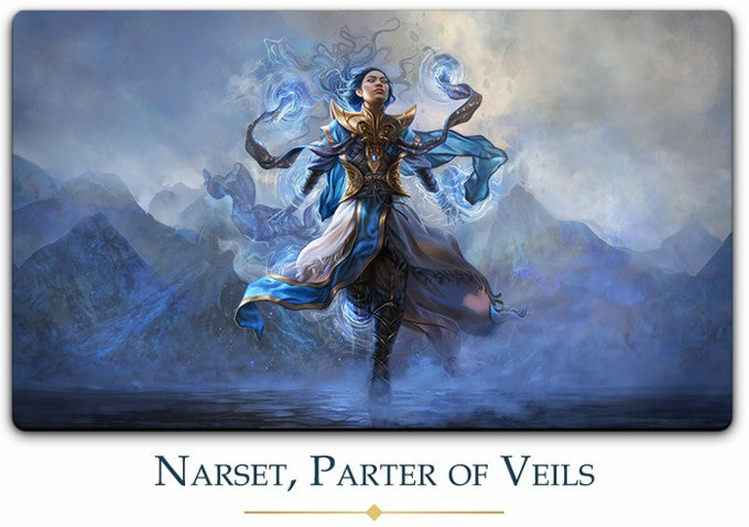 Narset, Parter of Veils - Magali Villeneuve - Premium Stitched Serialized Playmat