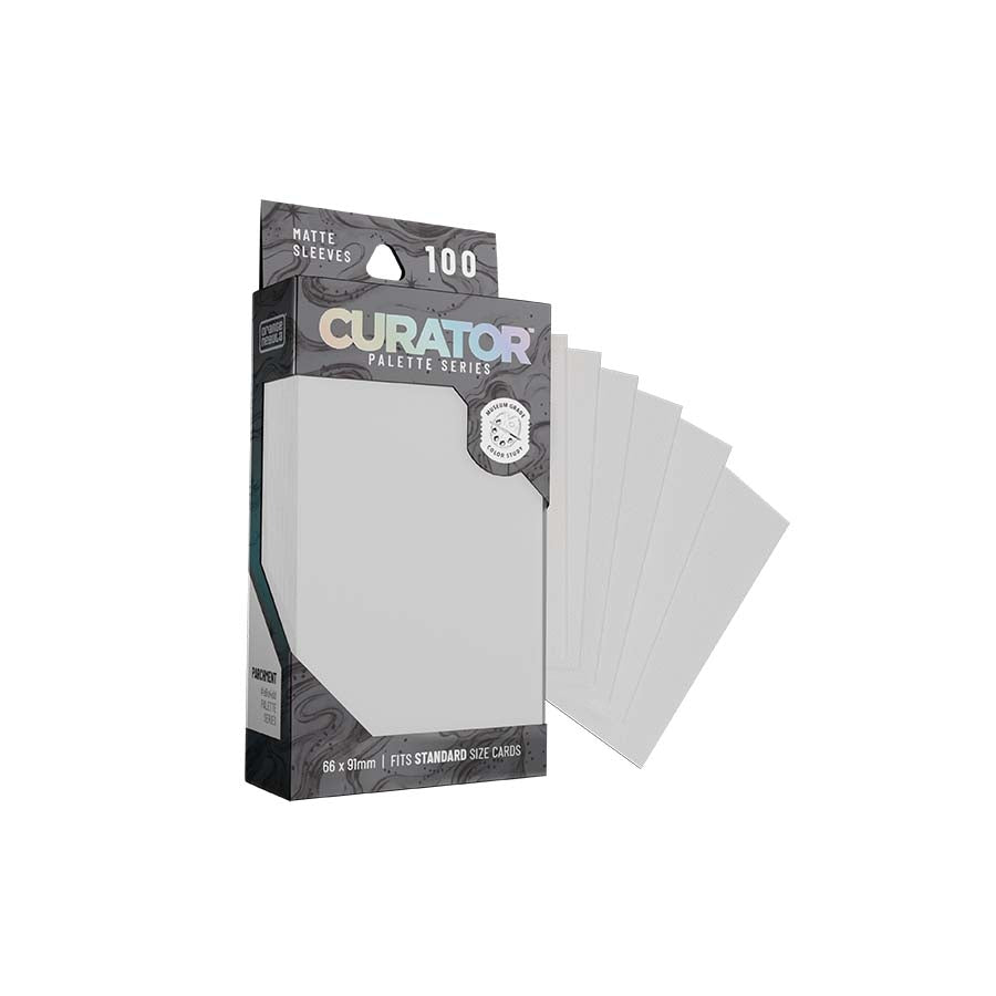Curator - Pallette Sleeves - Parchment (White) (100ct)