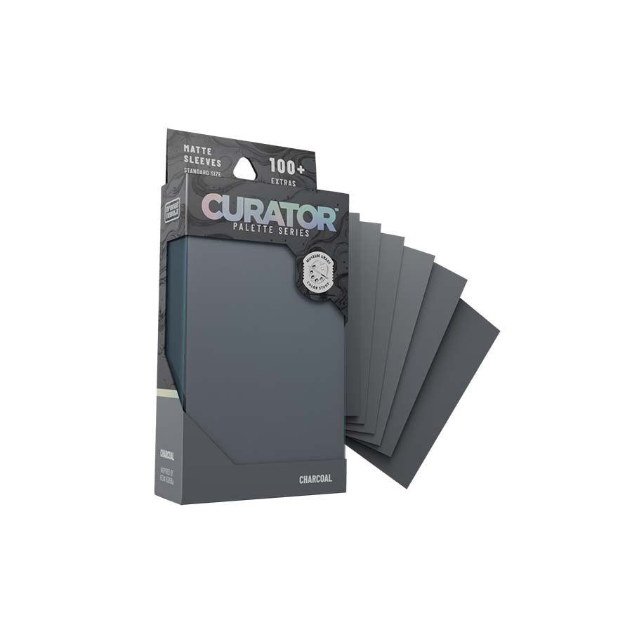 Curator - Pallette Sleeves - Charcoal (100ct)
