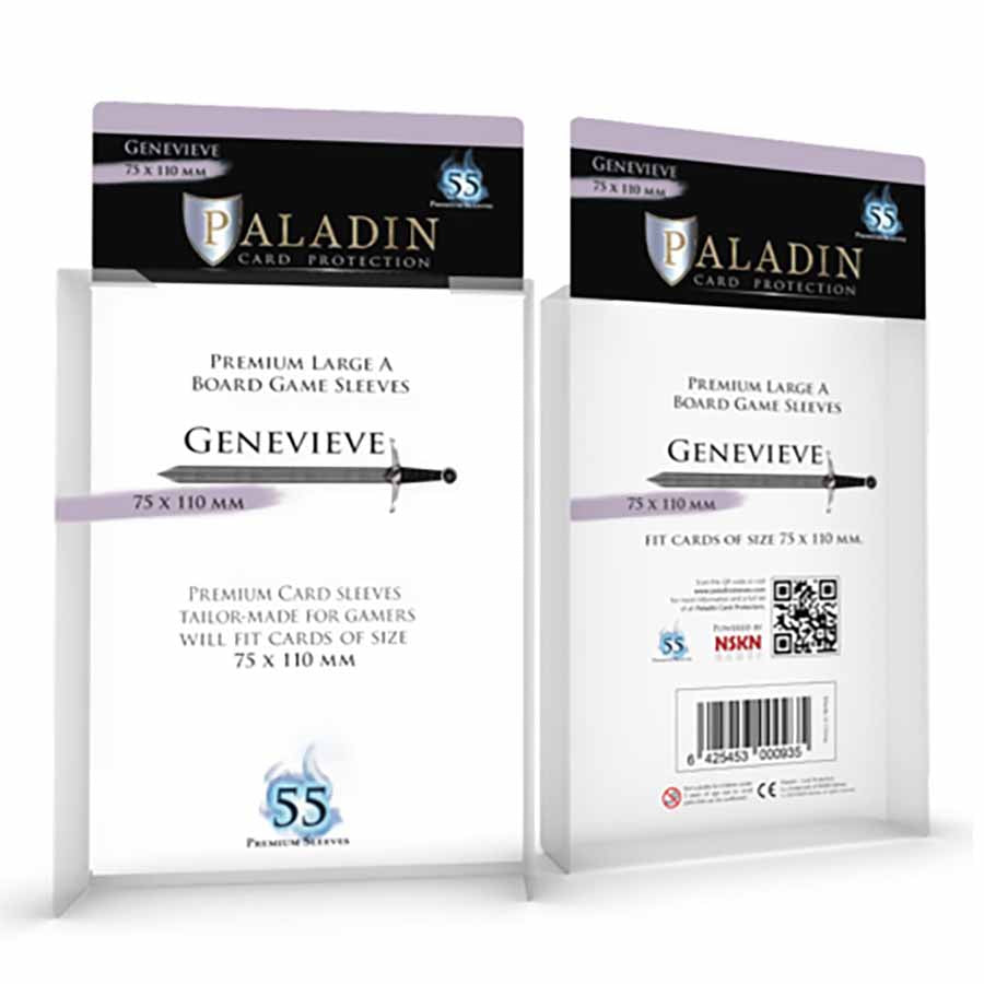 Premium Large A - Paladin Board Game Sleeves - Genevieve (75 x 110mm) (55ct)