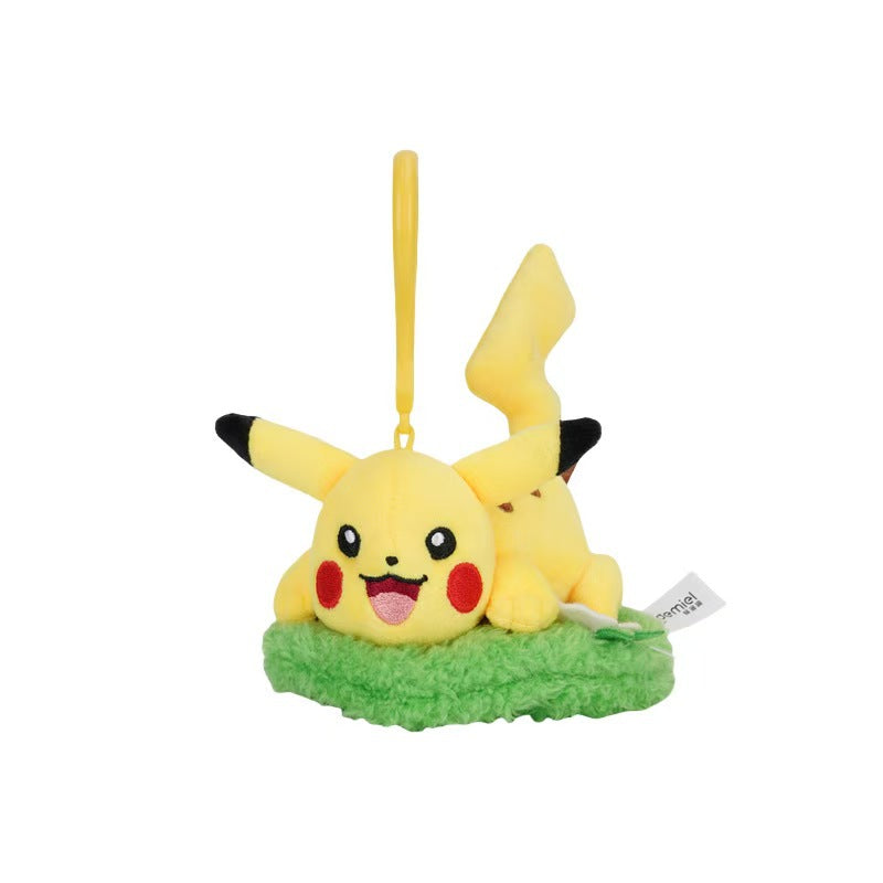 Pokemon Pikachu On Grass Keychain