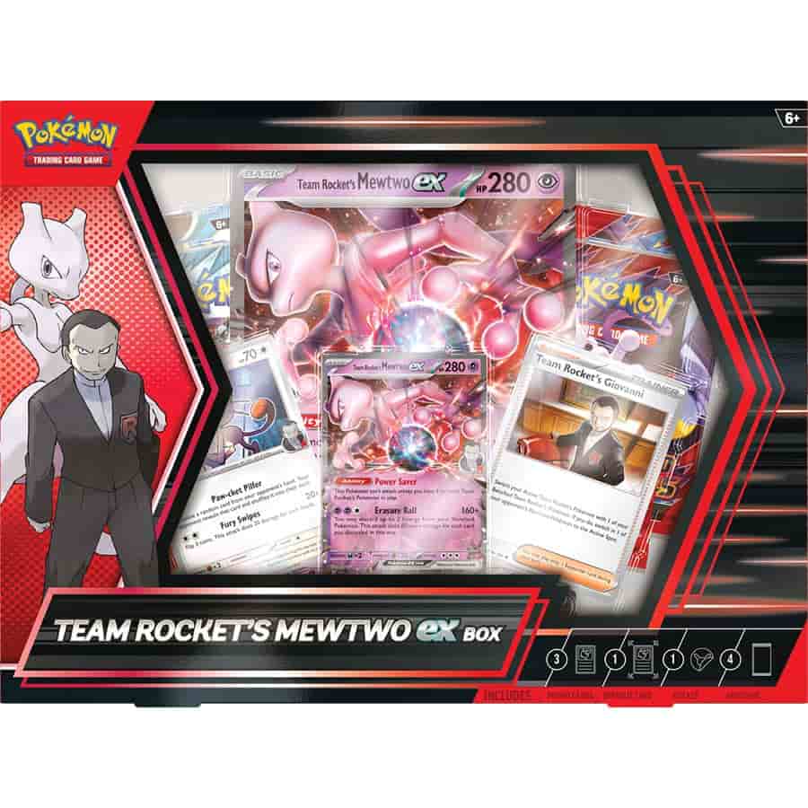 Pokemon - Team Rocket's Mewtwo Ex Box