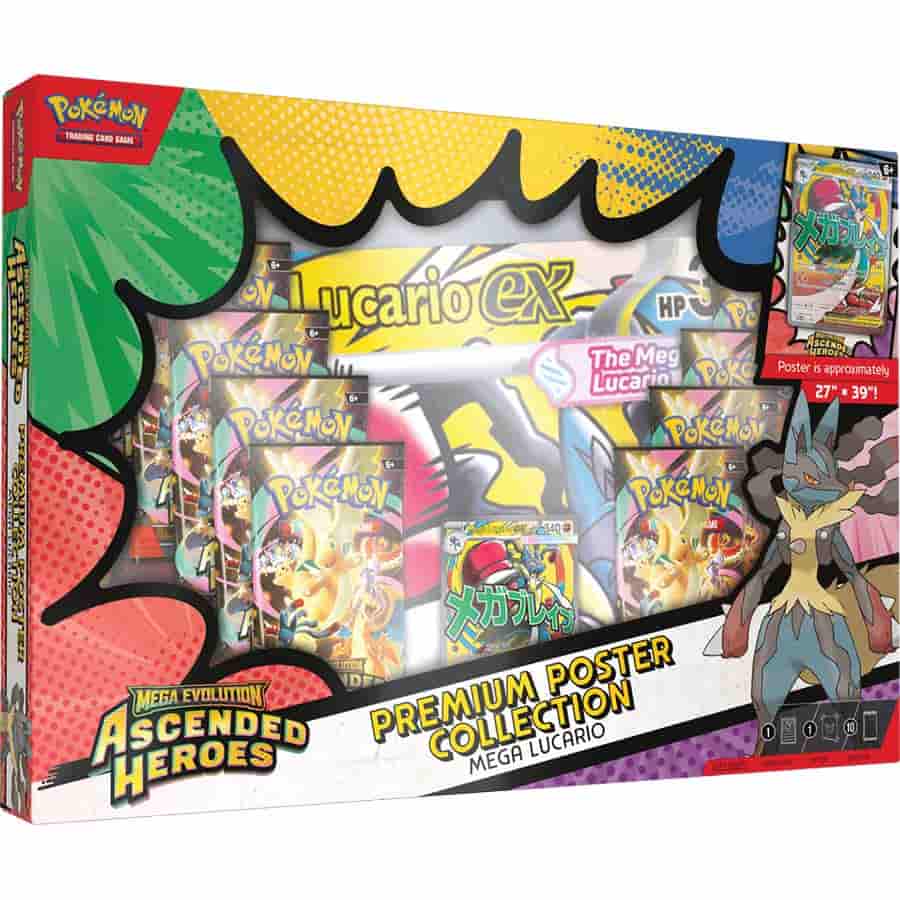 Pokemon - Ascended Heroes - Premium Poster Collection (Lucario)