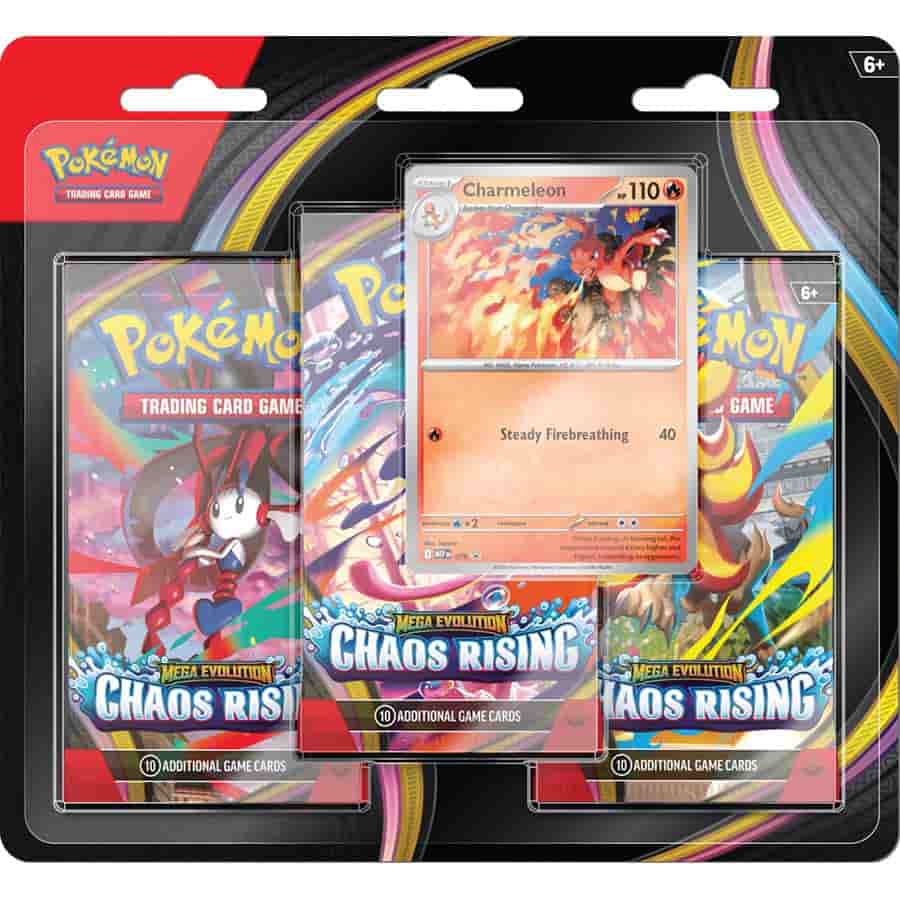 Pokemon - Chaos Rising - 3 Booster Pack Blister