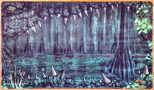 Bayou - Jesper Myrfors - Signed by the Artist - Limited Edition [500 Copies] - Embroidered - MTG Playmat
