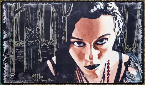 Elves of Deep Shadow - Jesper Myrfors - Artist Proof Limited Edition [#14, 15, 16, 17 of 35 Copies] - Signed by the Artist - Embroidered - MTG Playmat