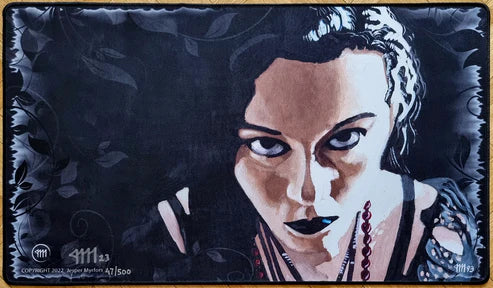 Elves of Deep Shadow - Jesper Myrfors - Signed by the Artist - Embroidered - Limited Edition [500 Copies] - MTG Playmat