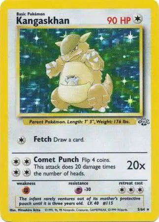 Kangaskhan (5) 005/64  - Unlimited Holofoil Jungle - Holo Rare