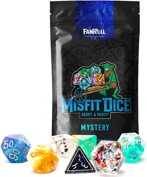 Mystery Misfit: 7 Dice Set Resin
